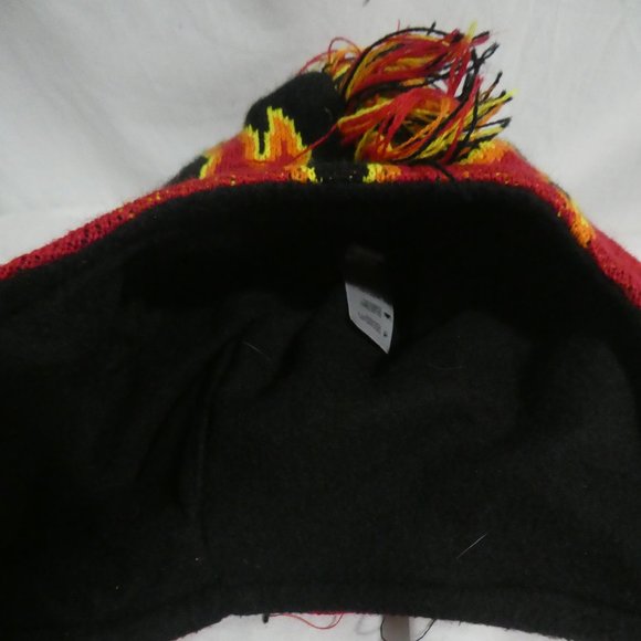 GEORGE | one size | Fun Winter Hat With Flame Design and Mohawk | NWOT - Picture 11 of 11